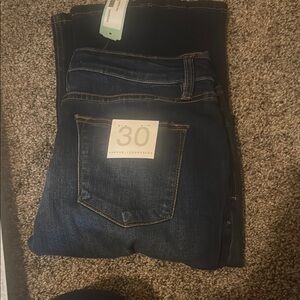 KanCan Blue Skinny Jeans with Classic Indigo Wash